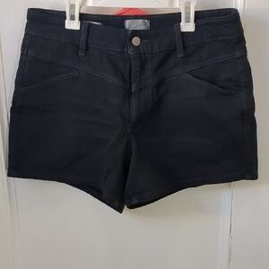 Black Denim Shorts